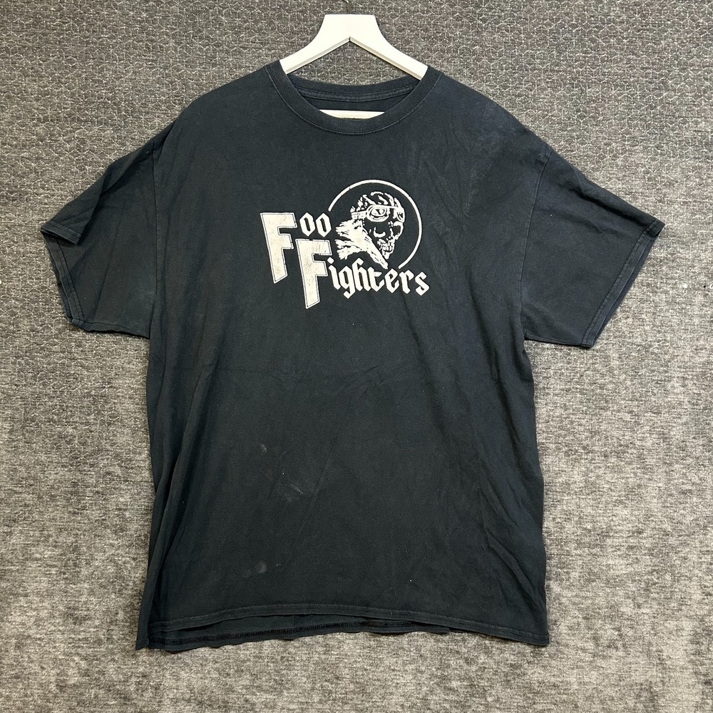 Foo Fighters T-Shirt Men Large Black Good Wounded Warrior Love Ride Graphic Tee